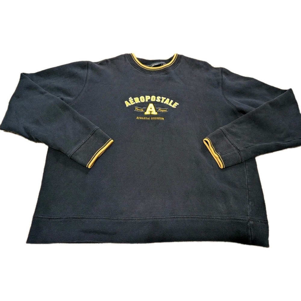 Vintage‎ Aeropostale Sweatshirt Men's Extra Large Blue Division Athletic XL